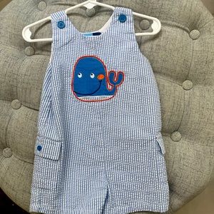 Blue whale jumpsuit 12 month